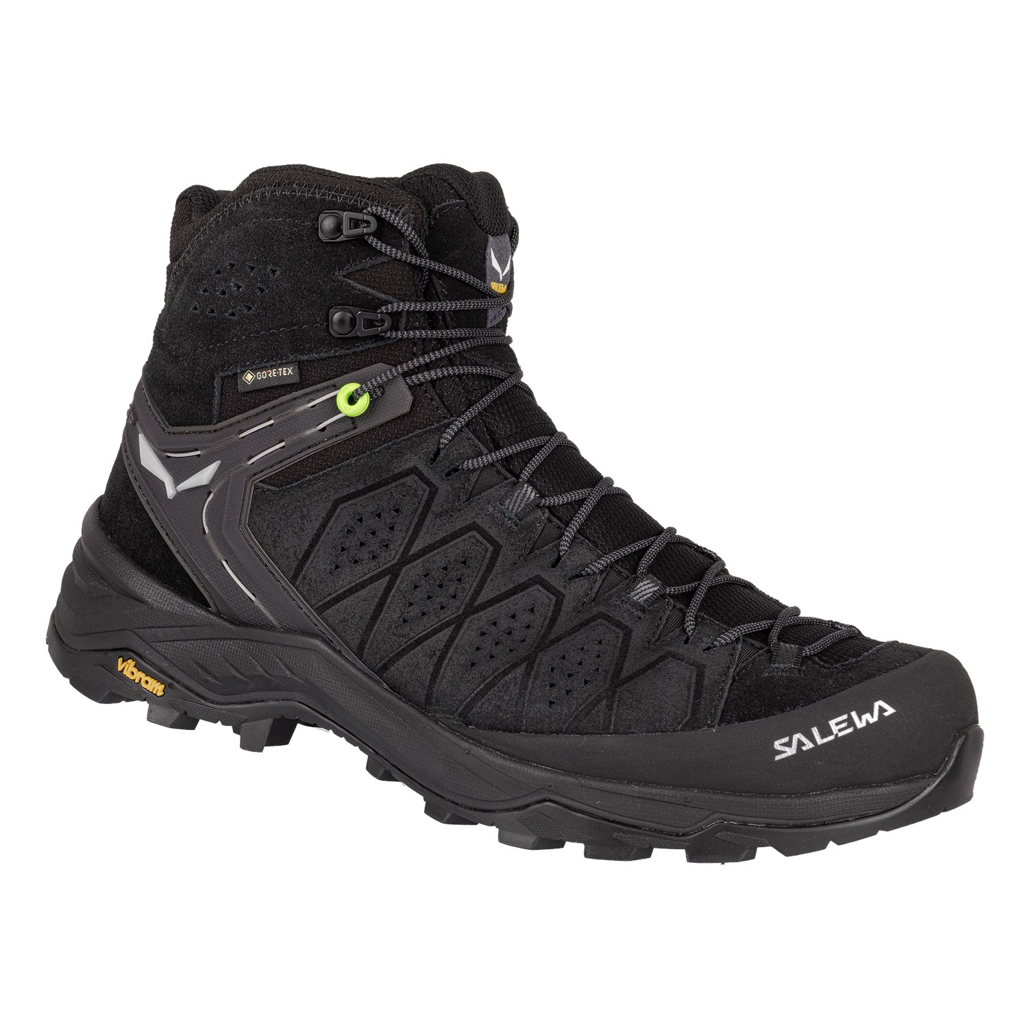 Salewa Men's Alp Trainer 2 Mid GORE-TEX® Hiking Boots Black/Black GIA-923746